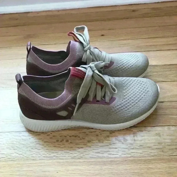 Skechers Bobs Memory Foam Slip On Tennis Shoes in Nude/Mauve Size 9 - Picture 3 of 10